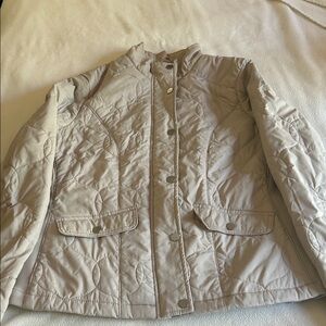 a new day Women's Beige Quilted Puffer Coat